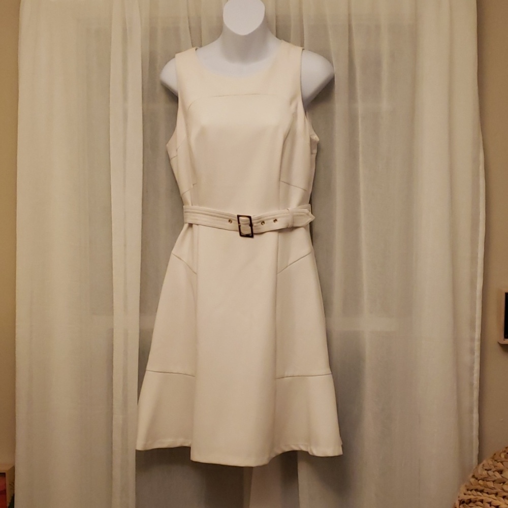 White House Black Market White Dress